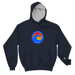 # 39 Live The Moment Wave Stripes (Champion Hoodie)