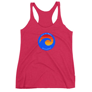 # 39 Live The Moment Wave ( Women's Racerback Tank )