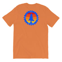 # 38 Tree gear , breath, give, grow, front & back (Short-Sleeve Unisex T-Shirt)