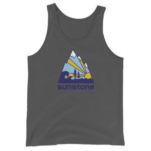 Sunstone Logo Blue Mnt (Unisex Tank Top)