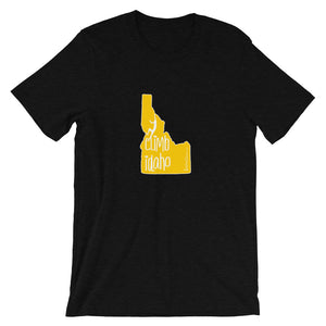 #14 Climb Idaho Yellow (Short-Sleeve Unisex T-Shirt)