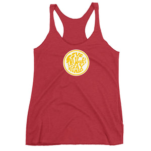 #25 live the moment Gold (Women's Racerback Tank)