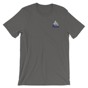 Sunstone Logo Blue Mnt (Short-Sleeve Unisex T-Shirt)