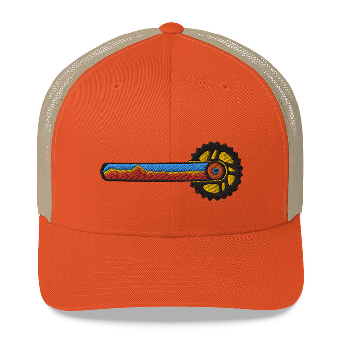 # 19 Sunstone Mountain Bike Yellow (Trucker Cap)