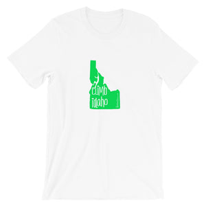 #14 Climb Idaho Green (Short-Sleeve Unisex T-Shirt)