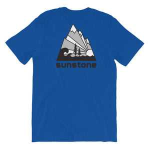 Sunstone Logo Black_White (Short-Sleeve Unisex T-Shirt)