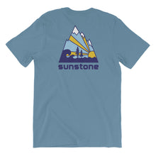 Sunstone Logo Blue Mnt (Short-Sleeve Unisex T-Shirt)