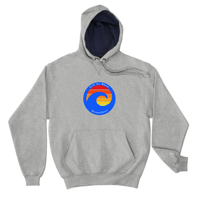 # 39 Live The Moment Wave Stripes (Champion Hoodie)