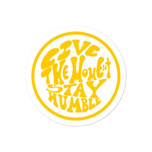 #25 live the moment Gold (stickers)