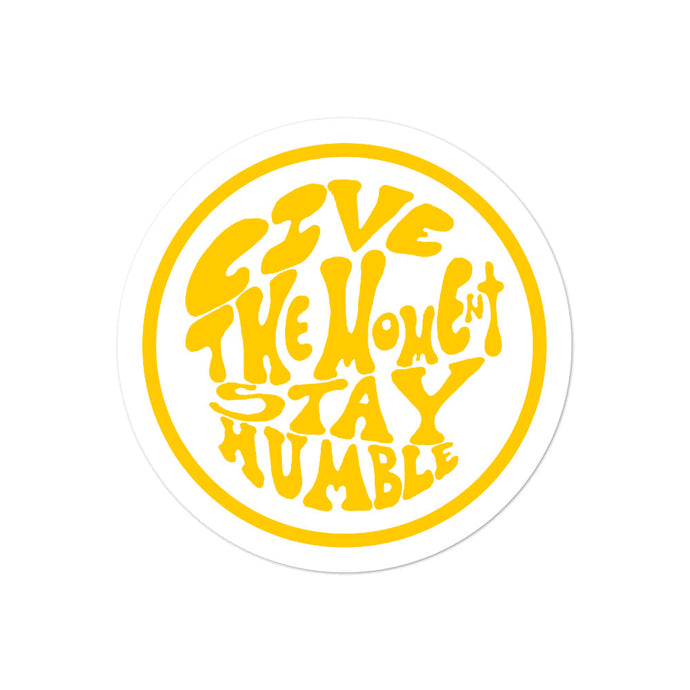 #25 live the moment Gold (stickers)