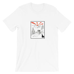 #33 Sunstone Snow Skier (Short-Sleeve Unisex T-Shirt)