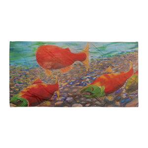 # 26- Salmon (Beach Towel)