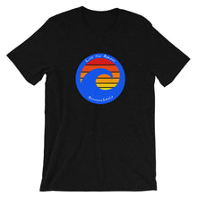 #39 Live the Moment Wave centered w/stripes (T-Shirt)