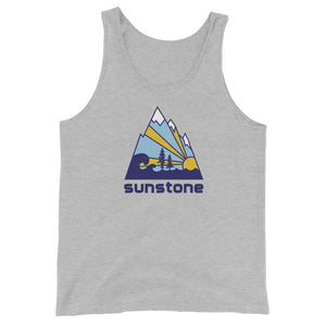 Sunstone Logo Blue Mnt (Unisex Tank Top)